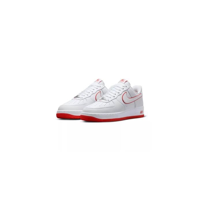 Basket Nike AIR FORCE 1 LO Blanc NIKE Cuir Lacets