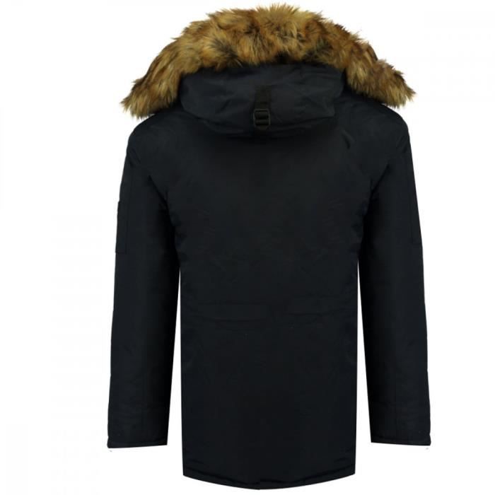 Parka Noire Homme Geographical Norway Alpes