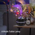 Lampe Projecteur LED Étoile, Veilleuse Enfant et Bébé, Romantique Lumière pour Maison Chambre Fête Noël(Noir)-2