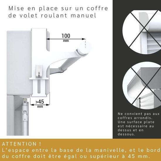 Support Tringle Coffre Volet Roulant
