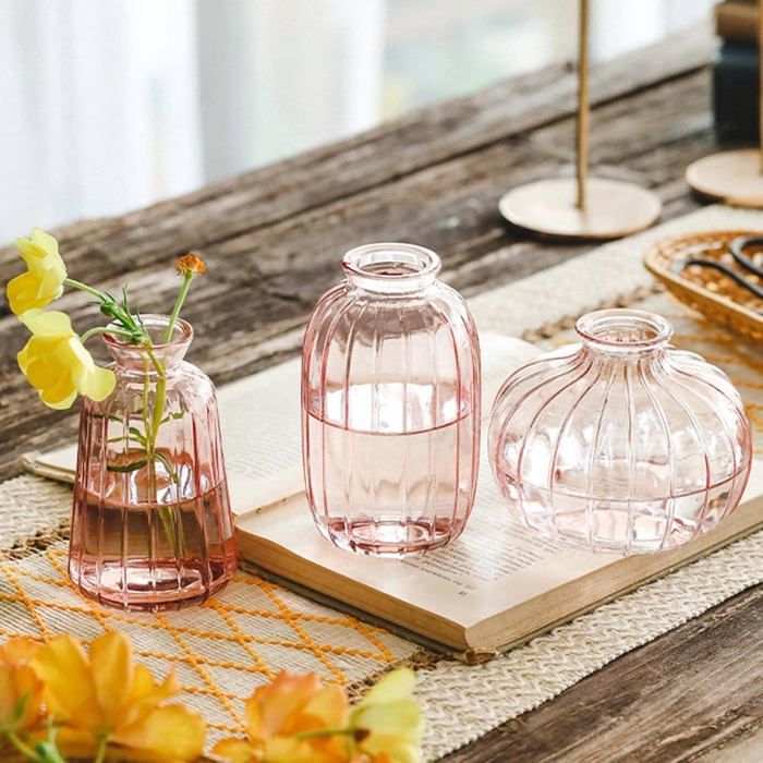 Vase Bombé En Verre Atmosfera Créateur D'Intérieur - 26 Cm Hauteur - Transparent - Collection Pasabahce