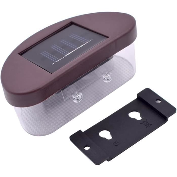 Lumière Solaire Avec Détecteur De Mouvement Et Clip - Portable, étanche, Batterie 14500mAh, Pour Jardin, Clôture, Camping, Garage
