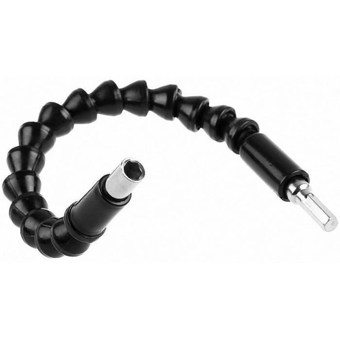 Extension Flexible Pour Perceuse - Rallonge Hexagonale Magnétique - Accès Espaces étroits - Compatible 1/4"