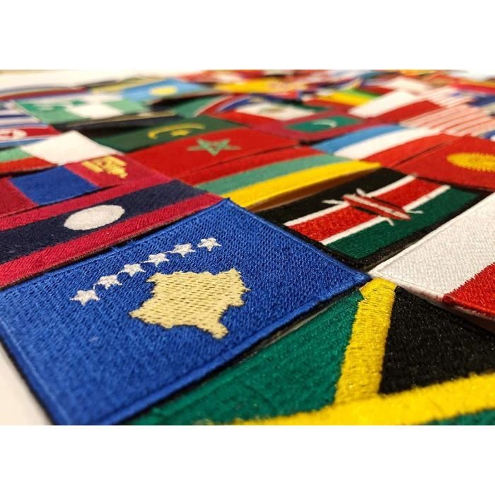 Écusson Brodé Drapeau Du Portugal - ThermoCollant Ou à Coudre | 9x6 Cm | Décoratif Pour Vêtements Et Accessoires