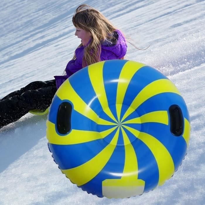 Luge gonflable, Tube à neige gonflable de 120cm, Bouée neige robuste,  Anneau de ski Luge à Neige avec Poignées pour enfant adulte - Cdiscount  Sport