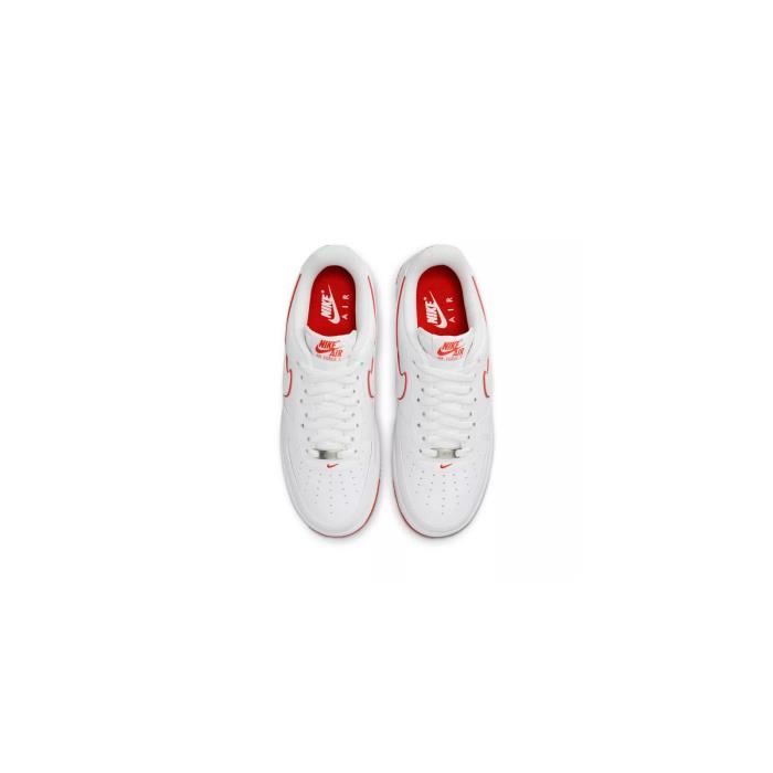 Basket Nike AIR FORCE 1 LO Blanc NIKE Cuir Lacets