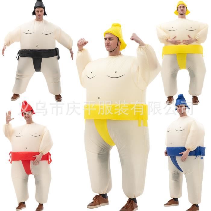 Costume Deguisement Sumo Gonflable pour Adulte Halloween Carnaval