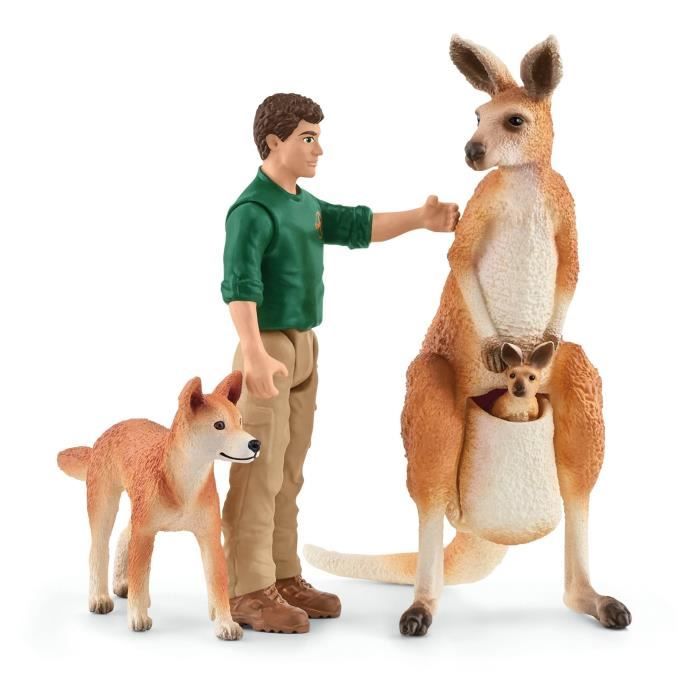 Schleich - Coffret Jeu "Autour De La Noix" Avec Figurines D'Animaux Sauvages - 6 Pièces - Dès 3 Ans
