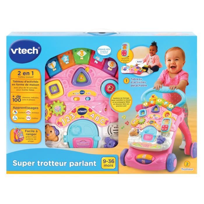 Super trotteur parlant shop 2en1 de vtech