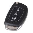 Coque clé pour Hyundai Santa Fe Tucson i10 i20 i40 ix20 ix35 - 3 Boutons - Plip clé télécommande Phonillico®-3