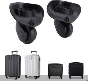 Aiperq – Roulette de valise multidirectionnelle – 2 roues de rechange silencieuses en PVC – Installation facile – Pour bagages Samsonite Platinium