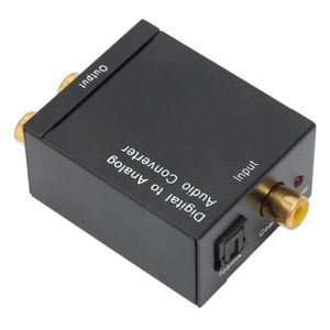 Convertisseur Audio Numérique Vers Analogique SPDIF Toslink/Coaxial - DAC Pour Home Cinema