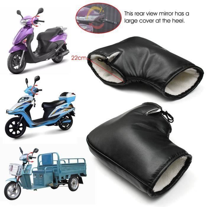 Manchons de guidon de moto pour scooter, protection, optique, poignée  chaude, manchon de guidon, étanche à la pluie, gants plus chauds pour  l'hiver, 1 paire - AliExpress