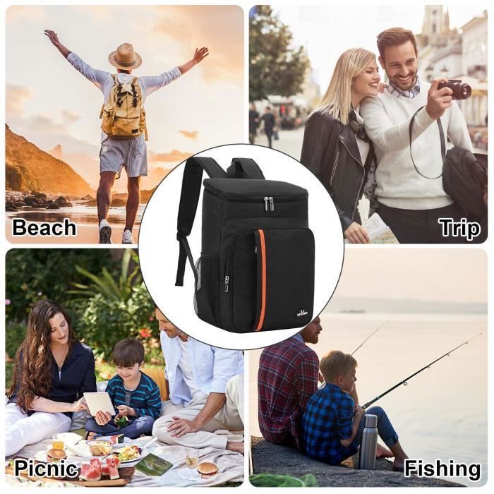 Sac à dos rPET promotionnel pique-nique DUIN | sac à dos publicitaire