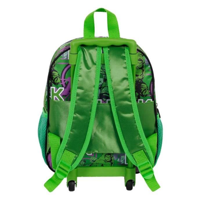 Sac a dos 3D a Roulettes Petit Marvel Hulk Destroyer Vert Vert Cdiscount Bagagerie Maroquinerie