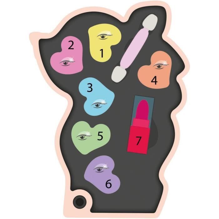 Clementoni Crazy ChicPalette FaonCoffret de Maquillage pour Filles