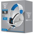 Casque Gaming Turtle Beach Recon 70P pour PS4/PS5 - Blanc - TBS-3455-02-4