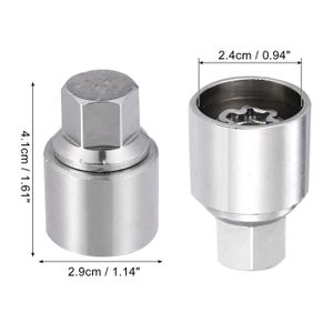 Kit écrou Antivol Roue QUARKZMAN Pour Mercedes Benz - Clé + Protecteur Douille 17mm