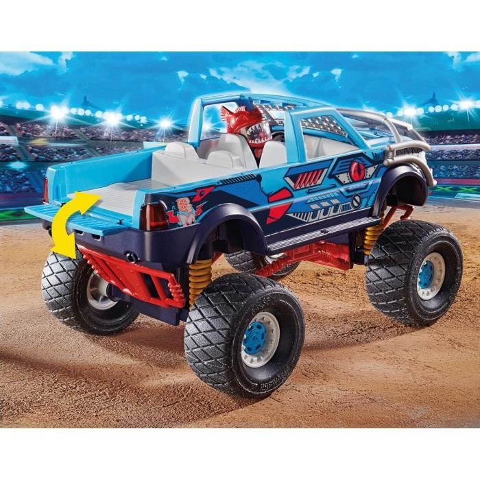PLAYMOBIL Stuntshow 4x4 De Cascade Taureau 70549 - Jeu Enfant, Garçon, Noël