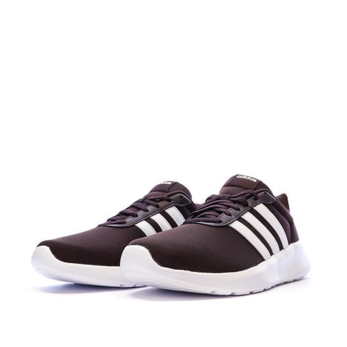Adidas Cloudfoam Adidas Lite Racer Bordeaux Baskets Bordeaux Homme
