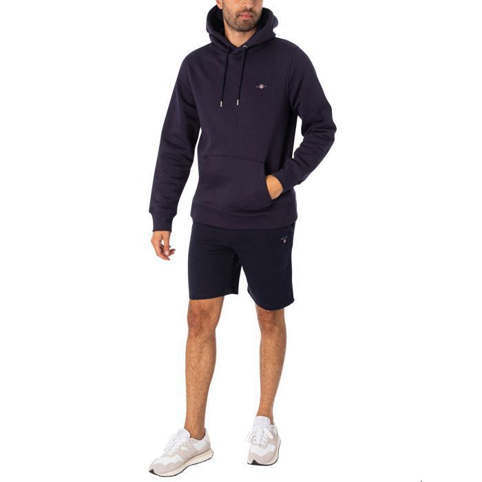 Sweat à Capuche LL Bean Homme, Bleu, Taille L, Confort Grand Pull Stretch