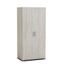 Armoire A 2 Portes Zip 2 Coloris Chene Brosse Achat Vente