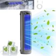Mobile,Cooling ,Portable Rechargeable,Ventiteur de Refroidissement Noir