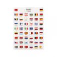 Gommettes - Les drapeaux - Drapeaux des pays du monde - 214 pièces-0