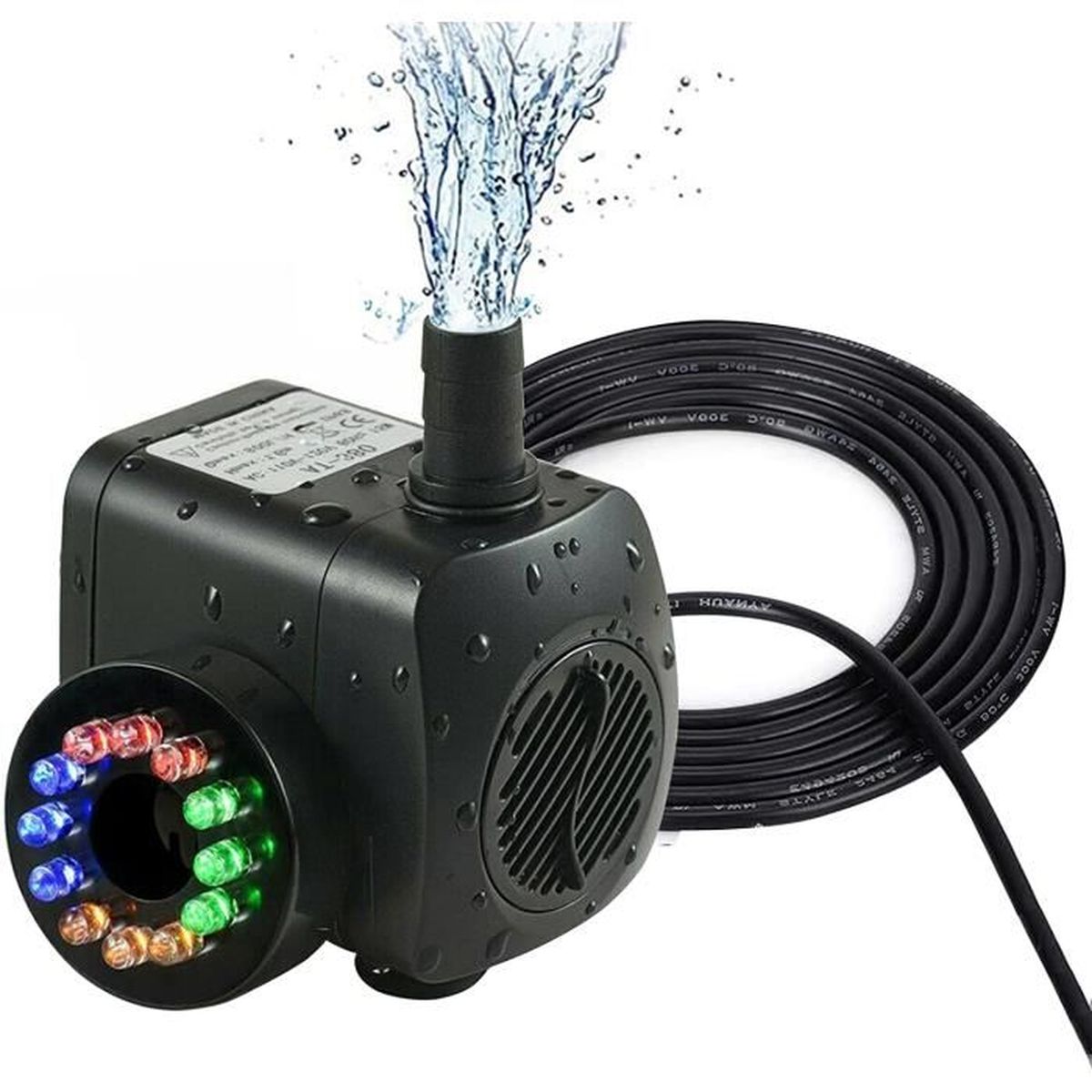 Pompe Immergée Aquarium Silencieuse,Pompe Fontaine Exterieure De Jardin, Pompe A Eau Electrique