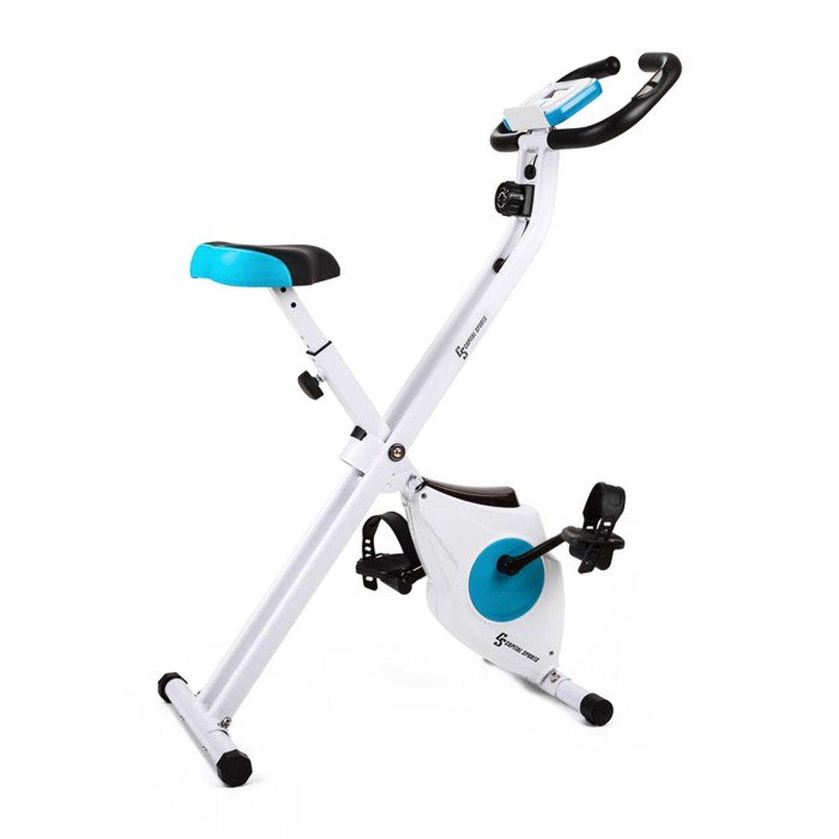 Klarfit Azura Velo D Appartement Pliable Avec Ordinateur De Bord Monitoring Entrainement Pulsometre Prix Pas Cher Cdiscount