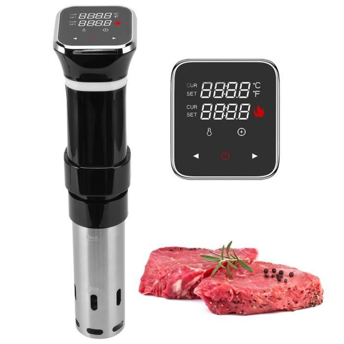 BioloMix SV-9001 Cuisinière Sous Vide WiFi Intelligente, Circulateur à