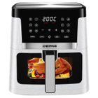 BALITTA DEIME Friteuse à air sans huile 7L, Air Fryer 1800 W avec 12 Préprogrammes, Écran Tactile LED, Fenêtre Transparente