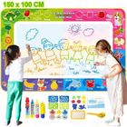 MARSEE Tapis Aquadoodle - 150x100 cm - Aqua Magic Doodle - Jouet Éducatif pour Bébé Enfant