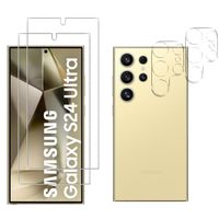 Verre Trempé pour Samsung Galaxy S24 ULTRA et Protection Caméra [Pack 2] Film Vitre Protection Phonillico®