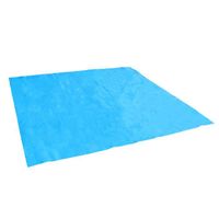 Tapis de sol et de protection pour piscine hors sol - Linxor - Carré - Bleu - 6m x 6m - Isolation thermique