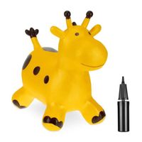 Jouet sauteur girafe jaune et marron - RELAXDAYS - 10042355-0 - Mixte - BPA - Pour enfant de 3 ans et plus