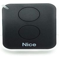 NICE - Télécommande Nice Era ONE2, 2 canaux, 433,92 MHz,Noir-Blanc, ON218
