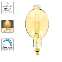 AMPOULE LED GIANT, BT180, culot E27, 8W cons. (60W eq.), lumière blanc chaud