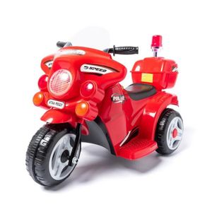 MOTO - SCOOTER Moto de police ATAA Peggy 6v Rouge - Moto électiqu