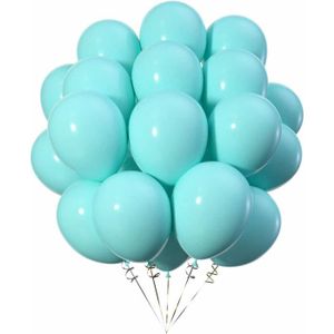 BALLE - BOULE - BALLON Ballons de baudruche - Zyooo - Turquoise - Lot de 50 - 30,5 cm