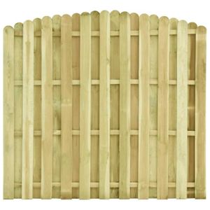 Hengl Panneau De Cloture Bois De Pin Impregne Fsc 180x 155 170 Cm