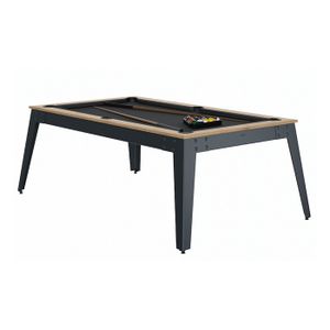 Petit Queue De Billard Réglable Pro – 47 Cm, Tête 11 Mm, Bois Noir Et Beige