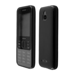 HOUSSE - ÉTUI Nokia 6300 4G, TPU-Housse en noir, Étui de protect