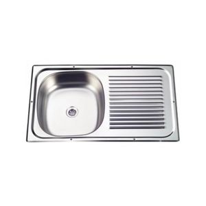 EVIER DE CUISINE Evier Inox avec égouttoir 600 x 350 mm