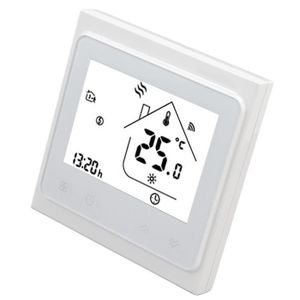 THERMOSTAT D'AMBIANCE Thermostat WIFI HURRISE - Contrôleur de température intelligent - Contrôle à distance via APP - Blanc/Noir