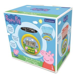 RÉVEIL ENFANT Réveil projecteur Peppa Pig avec minuteur