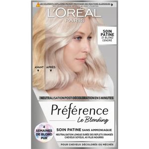 COLORATION L'Oréal Paris Préférence Soin Patine Blond Cendré
