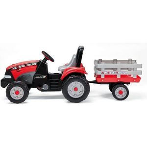 TRACTEUR - CHANTIER Tracteur à pédales - Maxi Diesel avec remorque - P