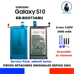 Batterie téléphone BATTERIE AUTHENTIQUE SAMSUNG GALAXY S10 EB-BG973AB