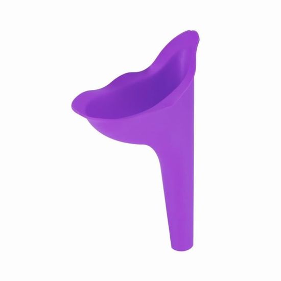 Urinoir Portable En Silicone Pour Femme - Entonnoir Pliable Avec Sac De Transport, Pour Randonnée, Camping - 6